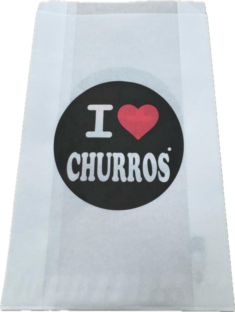 SACHETS INGRAISSABLE LOVE CHURROS18+8X28X1000