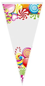 SACHET CONES CANDY 20X40 X 1000