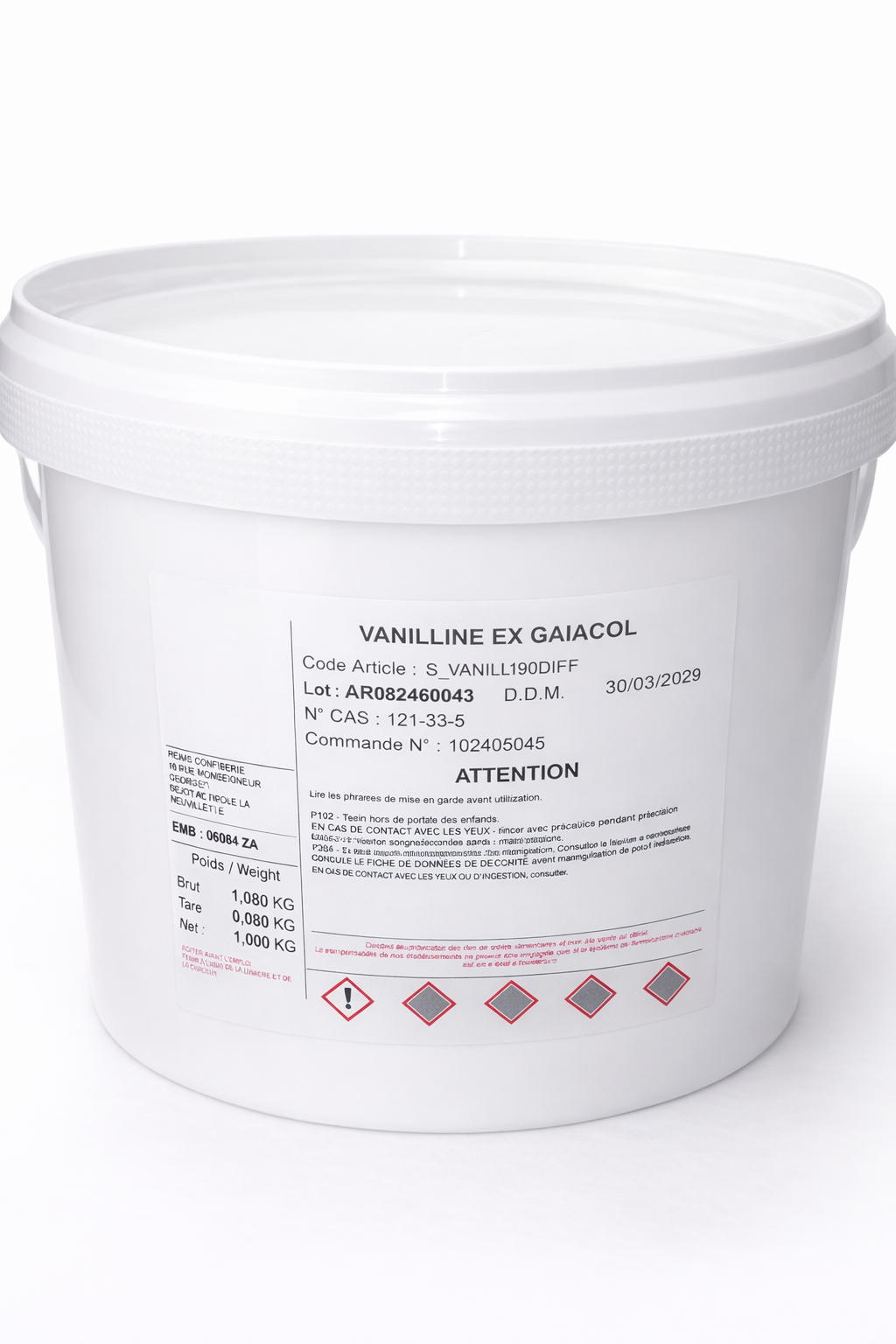 VANILINE AROME VANILLE D1356