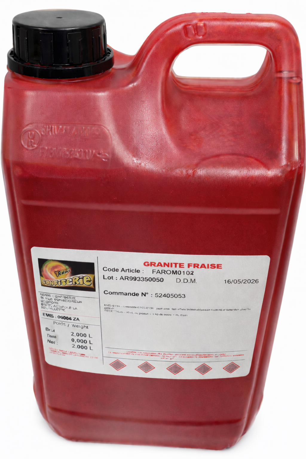 Granité arôme concentrée 2L Fraise