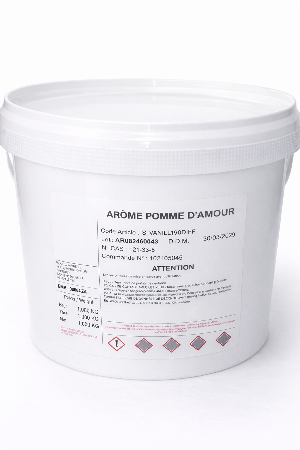 AROME POMME D AMOUR FLOSSPOM AROME 1 KG
