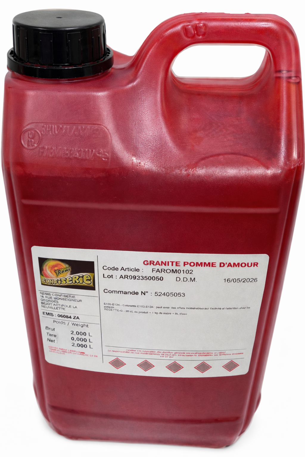 Granité arôme concentrée 2L Pomme D'Amour