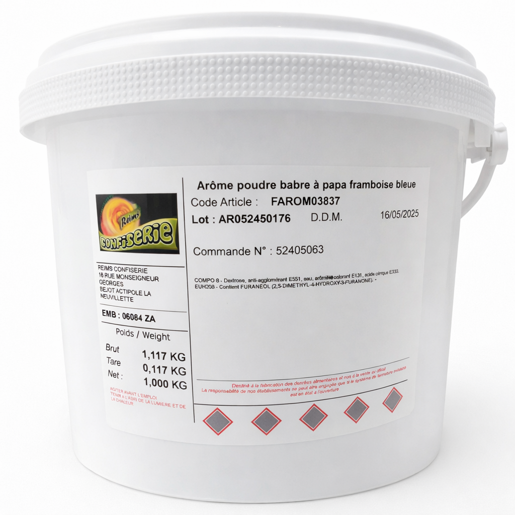AROME BARBAPAPA bleue FRAMBOISE EN 1 KG