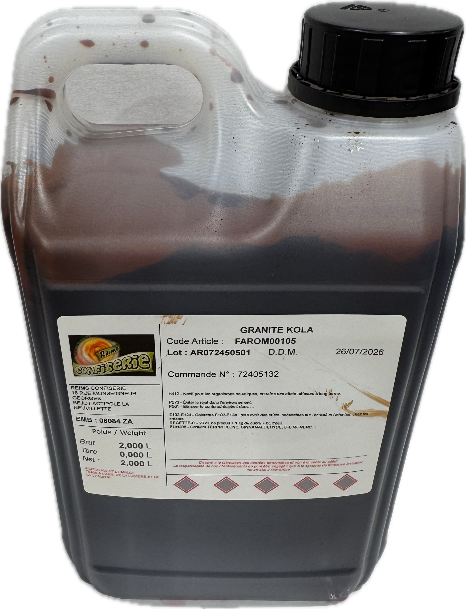 Granité arôme concentrée 2L Cola