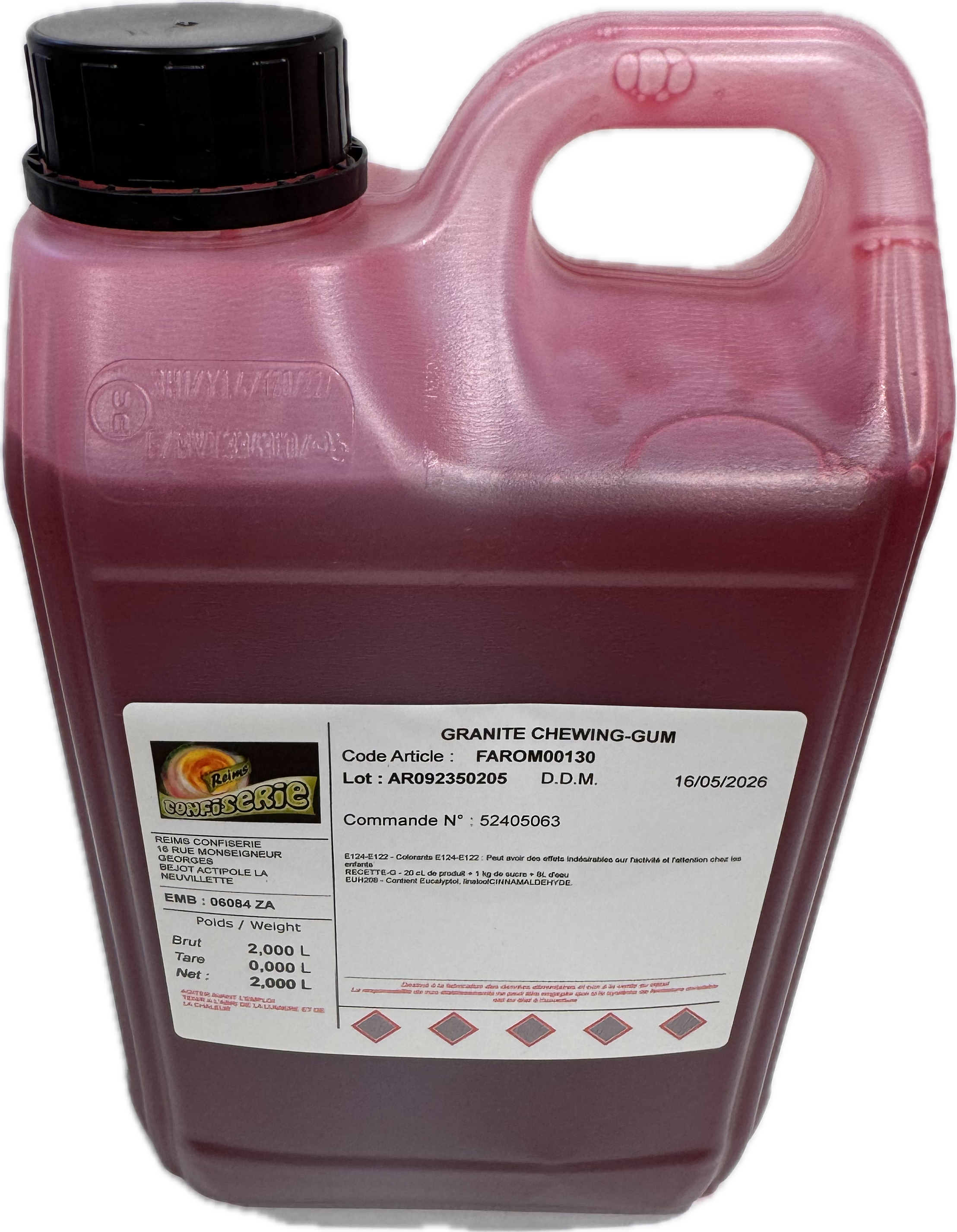 Granité arôme concentrée 2L Gum