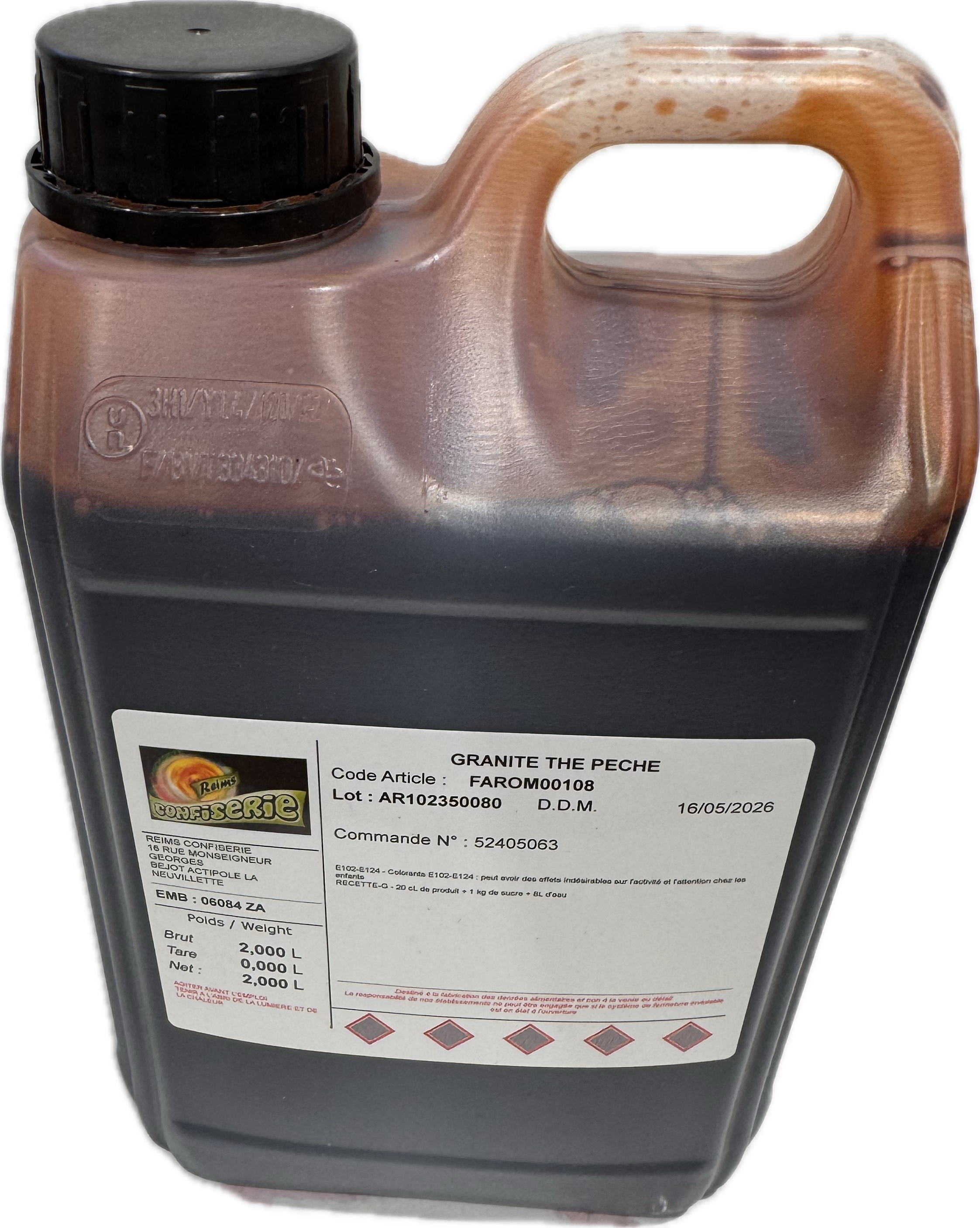 Granité arôme concentrée 2L The Peche