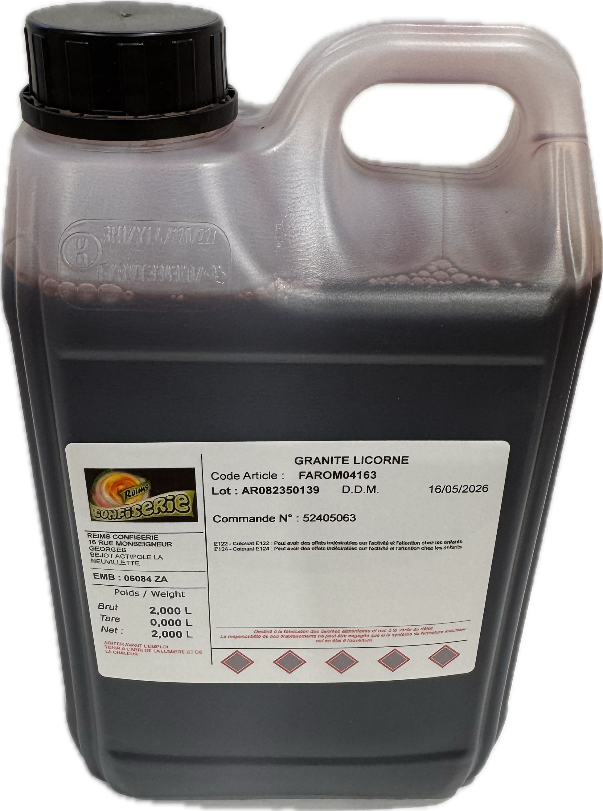 Granité arôme concentrée 2L Licorne