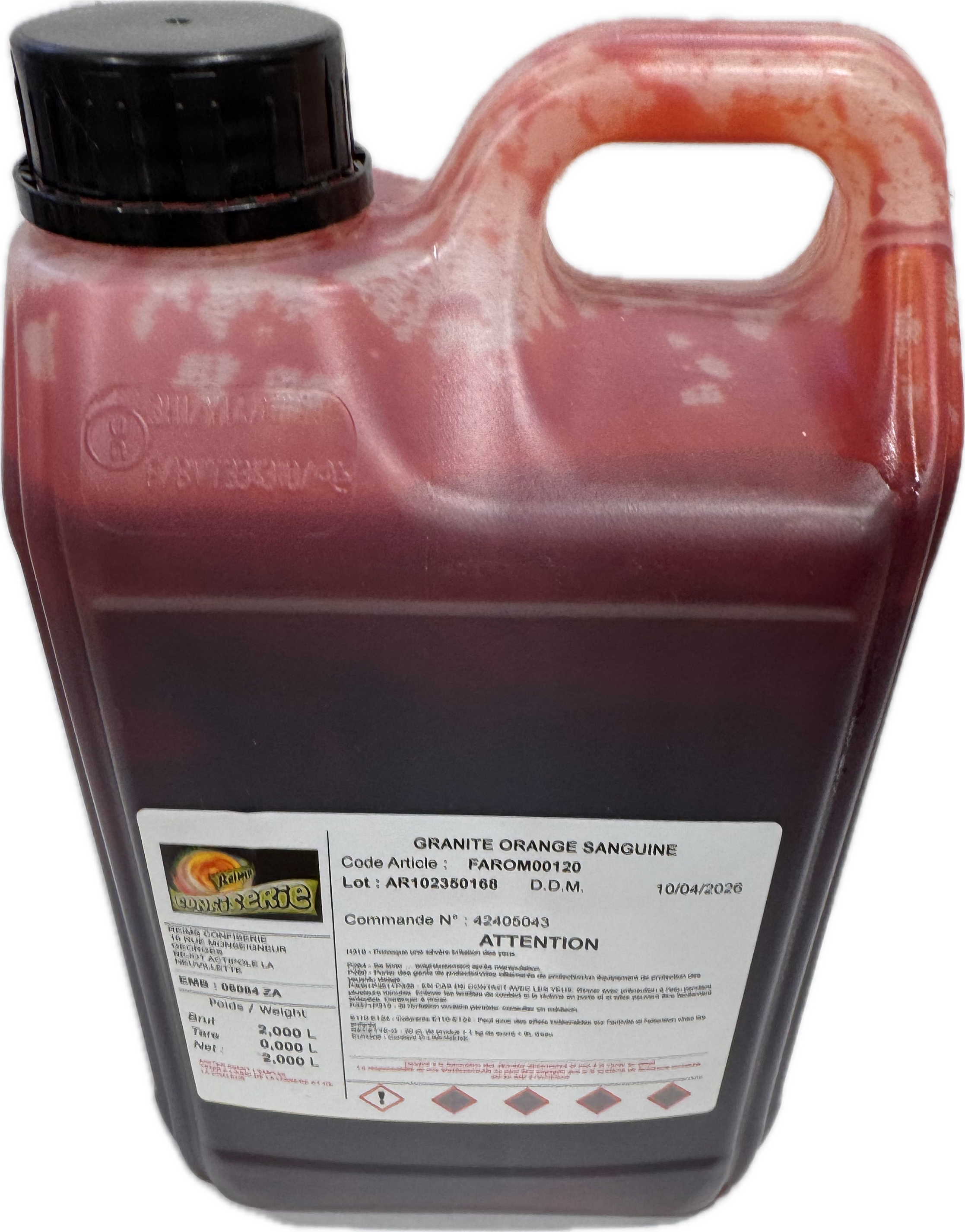 Granité arôme concentrée 2L Orange Sanguine