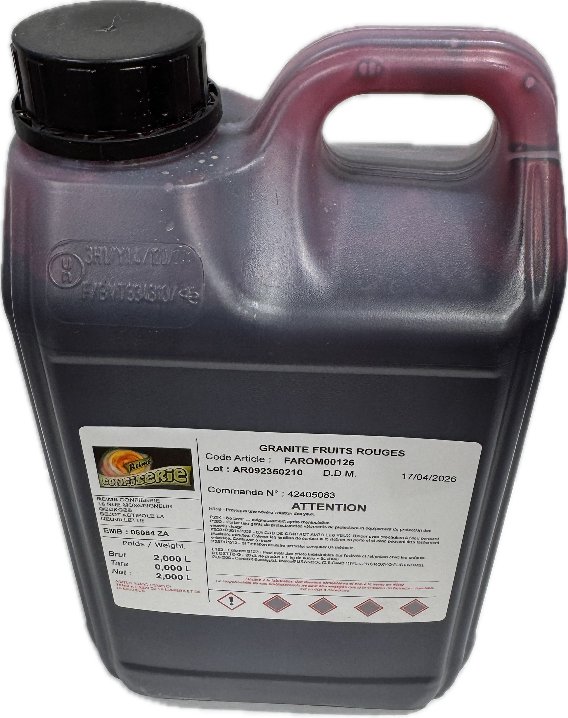Granité arôme concentrée 2L Fruit Rouge
