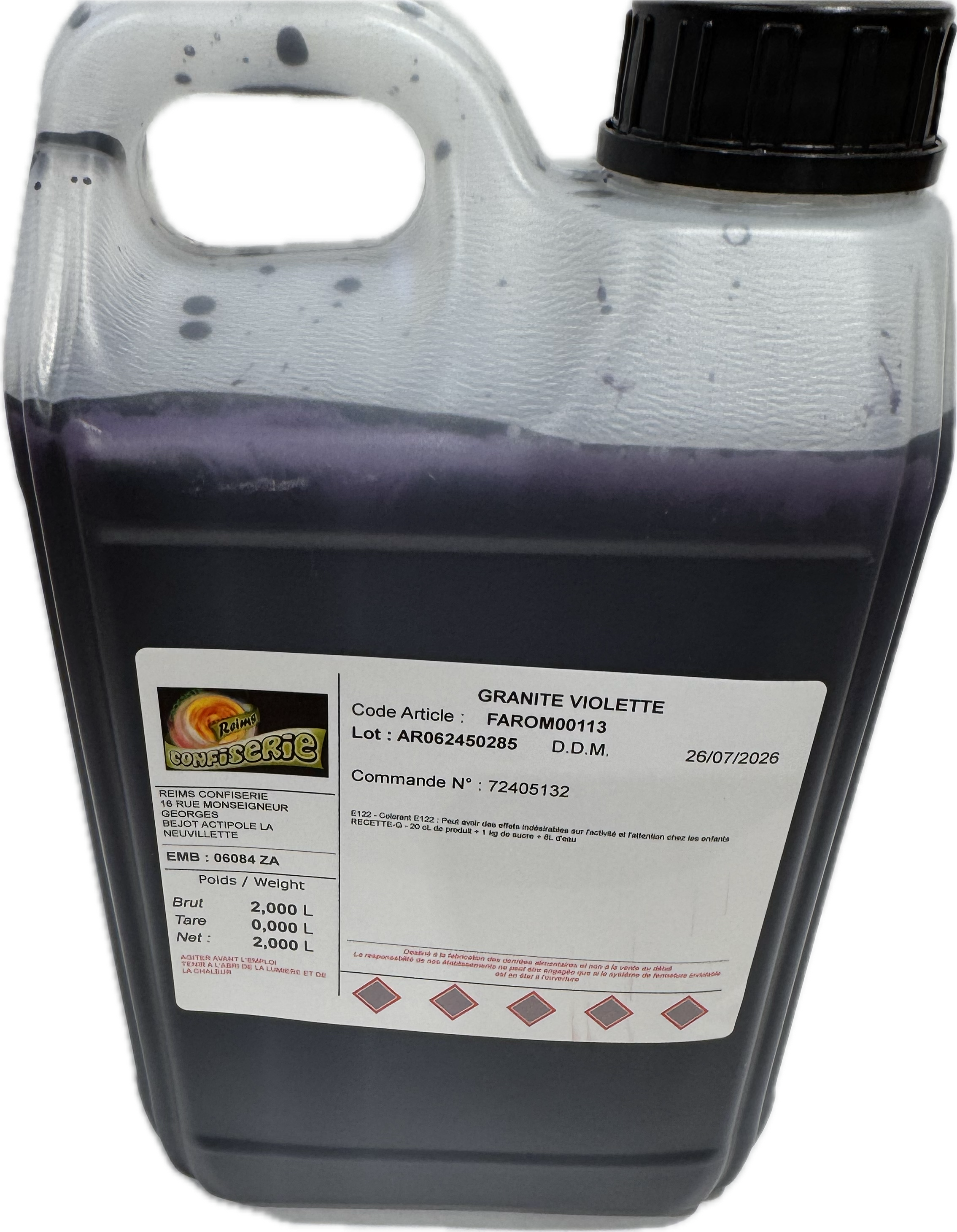 Granité arôme concentrée 2L Violette